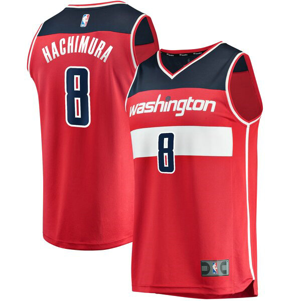 Maillot Washington Wizards Homme Rui Hachimura 8 Icon Edition Rouge